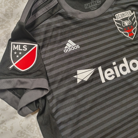 adidas Mens Dc United Leidos Jersey - Picture 3 of 4